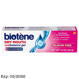 เจลน้ำลายเทียม Biotene Dry Mouth Oral Balance Gel, 1.5 oz