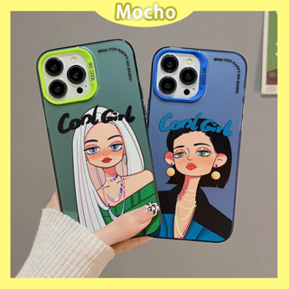 💕พร้อมส่ง💕iPhone 14 13 12 11 Pro Max เคส for เคสไอโฟน11 น่ารัก บางเบาพกพาง่าย การ์ตูน แฟชั่น เคสด้าน หวานเท่ Case