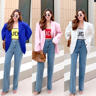 Seoulsister.store | Buddy Blazer &amp; Basic Jeans