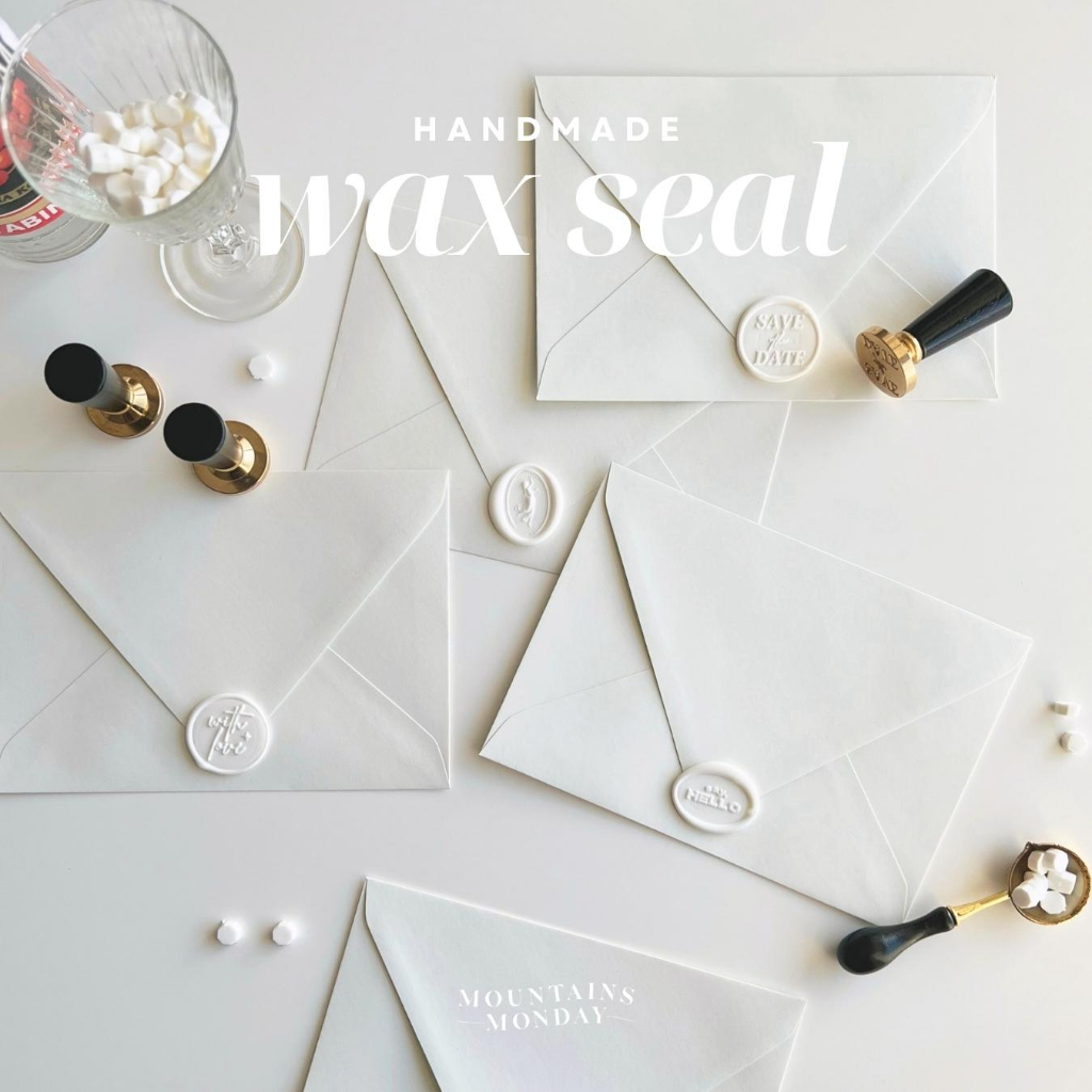 (1ชิ้น) ครั่งประทับสำเร็จรูป waxseal🕯เลื่อนดูรูปเลือกสีได้