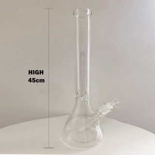 บ้องแก้วใหญ่ 45CM หลอดแก้ว 14 CM หนา 7MM พร้อมส่งจากไทย galss bong