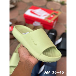 🚚 พร้อมส่งจากไทย 🇹🇭 Nike Calm Slide รองเท้าแตะลําลอง สําหรับผู้ชาย ผู้หญิง กันน้ํา เหมาะกับการเล่นกีฬา ไซส์ 36-45