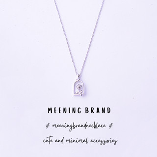 MeeningBrand❀ROMY สร้อยคอเงิน  [02-0090]