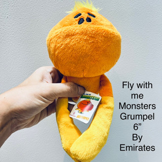 #ตุ๊กตา #มอนสเตอร์ #ที่มือเป็นตีนตุ๊กแก #สำหรับห้อย #ป้ายห้อย #Monsters by #Emirates #Air #Fly with #me #6” Grumpel