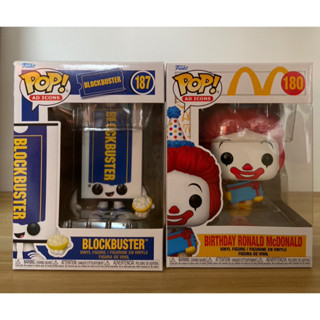 Funko Pop! AD Icons ของแท้ Ronald McDonald, Blockbuster