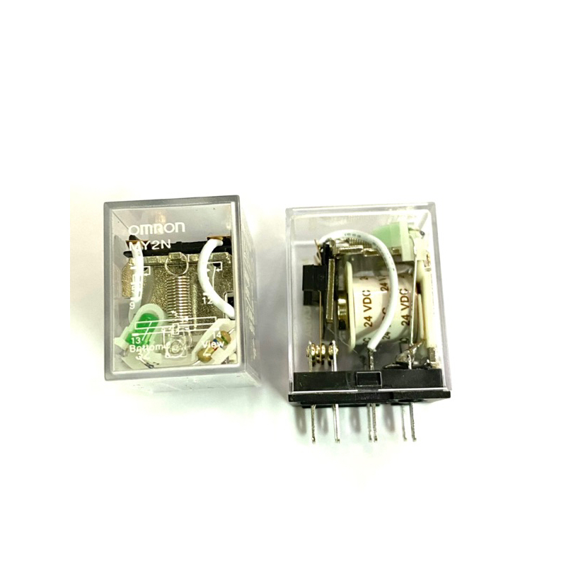 MY2N OMRON รีเลย์ มีไฟ 12V,24V,48V,110V,220V+ซ็อคเกต ของพร้อมส่งในไทยนะครับ