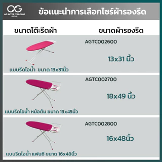 ผ้ารองรีดสำหรับโต๊ะรีดผ้า เคลือบสารสะท้อนความร้อน อะไหล่ผ้ารองรีด มีหลายขนาด