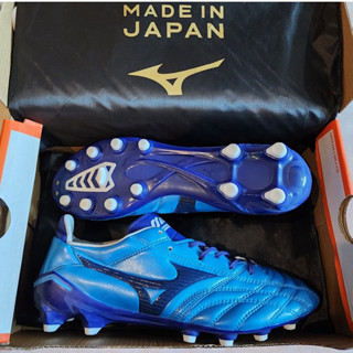 รองเท้า สตั๊ด ฟุตบอล มิซูโน่ Mizuno Morelia Neo MD หนังวัวแท้ ฟอกนุ่ม พิเศษ รุ่นท็อป ฟรี ของแถม ถุงผ้า + ดันทรง + กล่อง