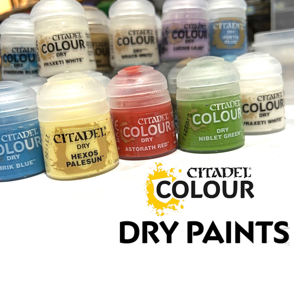 CITADEL COLOUR: DRY สีอะคริลิคสูตรน้ำ กลุ่มสีดรายบรัช สีปัดแห้ง