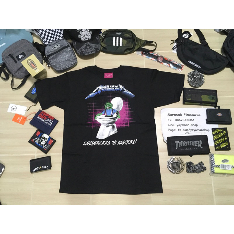 เสื้อ mishka engineered is destroy  ของแท้มือ1 size M