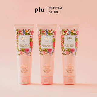 PLU BODY SCRUB PINK FLORAL 200G (3PCS)