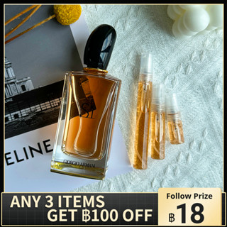 น้ําหอมแบ่งขาย 💯  Giorgio Armani Si EDP 2ml 5ml 10ml น้ำหอมผู้หญิง น้ำหอมผู้ชาย น้ำหอมผู้ชายและผู้หญิง
