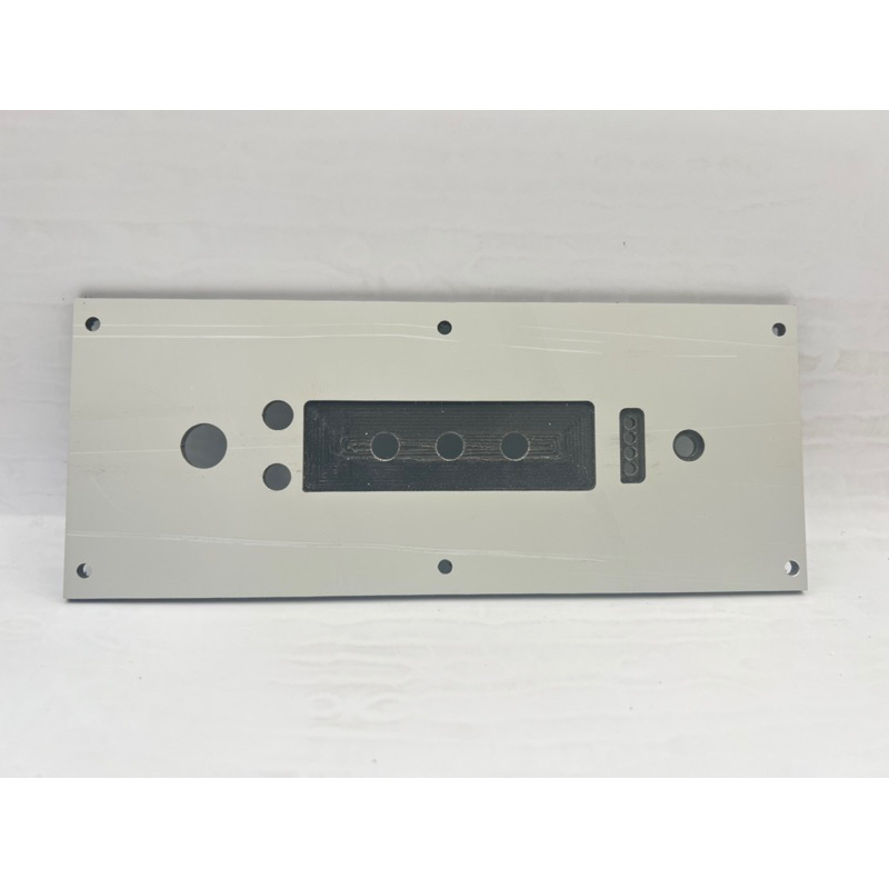 เพลท zk-502mt (ช่อง5*16)ไม่ย้ายสีทองวัสดุคอมโพสิตหนา3มิล วัตแบตเม็ดไฟสวิตช์เปิดปิด 12มิล /Dc8 มิล