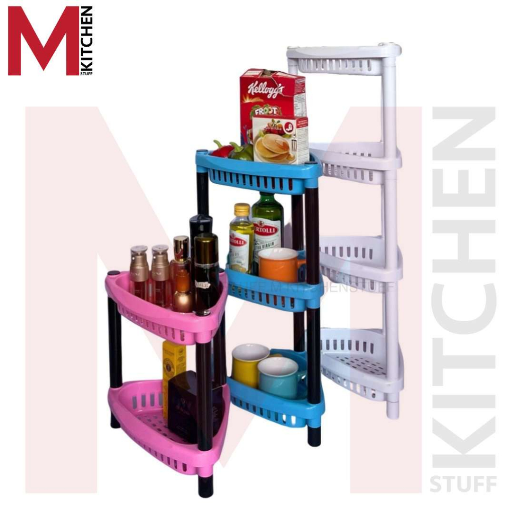 M KITCHEN ชั้นวางของ พลาสติก 4 ชั้น dmt (B3)