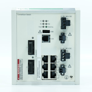 TCSESM063F2CU1 Schneider Electric ConneXium Extended Managed Switch - 6 ports for copper + 2 ports for fiber optic multi