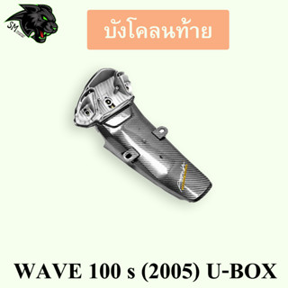 บังโคลนท้าย WAVE 100 s (2005) U-BOX เคฟล่าลายสาน 5D พร้อมเคลือบเงา ฟรี!!! สติ๊กเกอร์ AKANA 1 ชิ้น