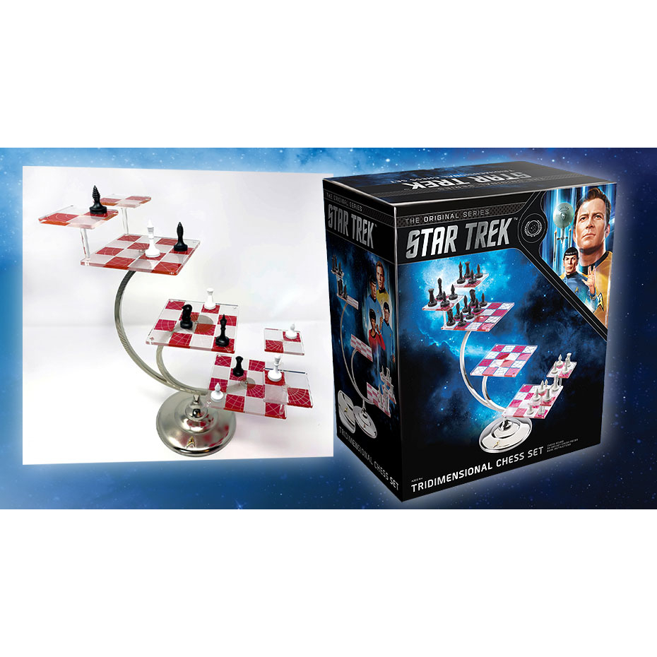 Noble Collection Star Trek Tridimensional Chess Set