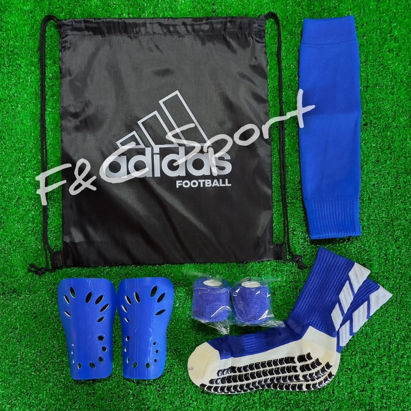 ถุงเท้ากันลื่น ถุงเท้าตัดข้อ  ฟุตบอล อุปกรณ์ฟุตบอล️ เซ็ตถุงผ้าสกรีนลายใส่รองเท้าสตั๊ด ถุงเท้ากันลื่น สนับแข้ง - รูปที่ 4