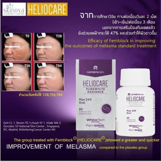 Ready Stock❤EXP：2025❤Heliocare PureWhite Radiance Max240 กันแดดเฮลิโอแคร์ Pure White บอกลาผิวเสียหมองคล้ำ ฝ้า กระ