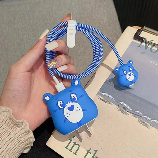 【ส่งจากไทย 120ลาย】เคส สำหรับ ไอโฟน Apple Power Adapter 18W/20W สายชาร์จ ลายการ์ตูนน่ารัก Cable Bite ตัวถนอมสายชาร์จ