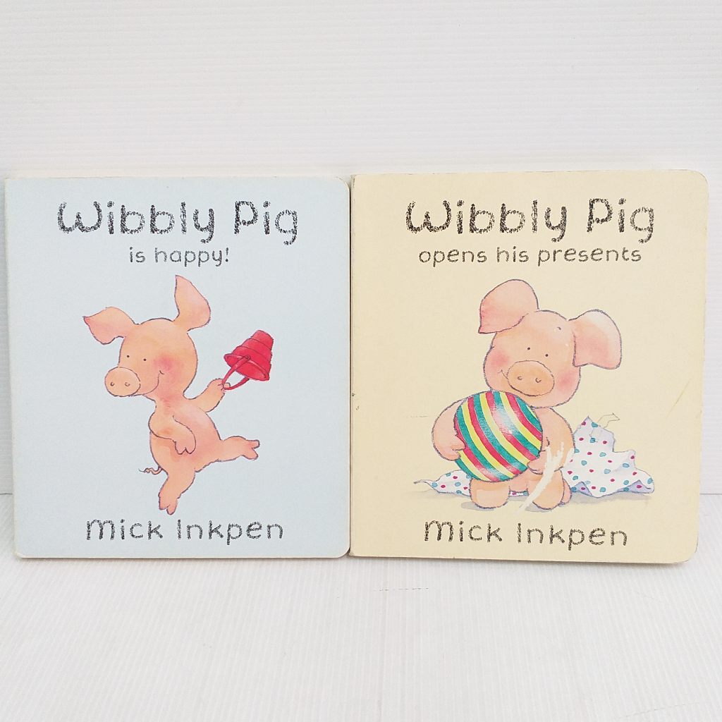 Wibbly Pig By Mick Inkpen นิทานภาษาอังกฤษ มือสอง บอร์ดบุ๊ก