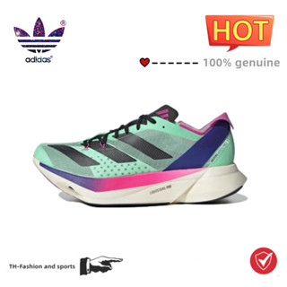 adidas Adizero Adios Pro3 Lightweight wear resistant non-slip Low Top Running shoes Green รับประกันของแท้♥