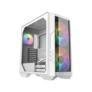 COOLER MASTER HAF 500  ARGB White Tempered Glass ATX Mid Tower H500-WGNN-S00