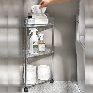 ห้องน้ำชั้นวางของสามเหลี่ยม/ชั้นวางของ แบบถอดได้ ชั้นวางแบบต…