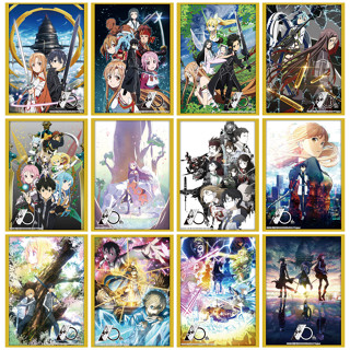 Bushiroad Sleeve SAO Sword Art Online 10th : Aincrad, Phantom Bullet, Mothers Rosario, Kirito, Asuna, Sinon, Yuuki