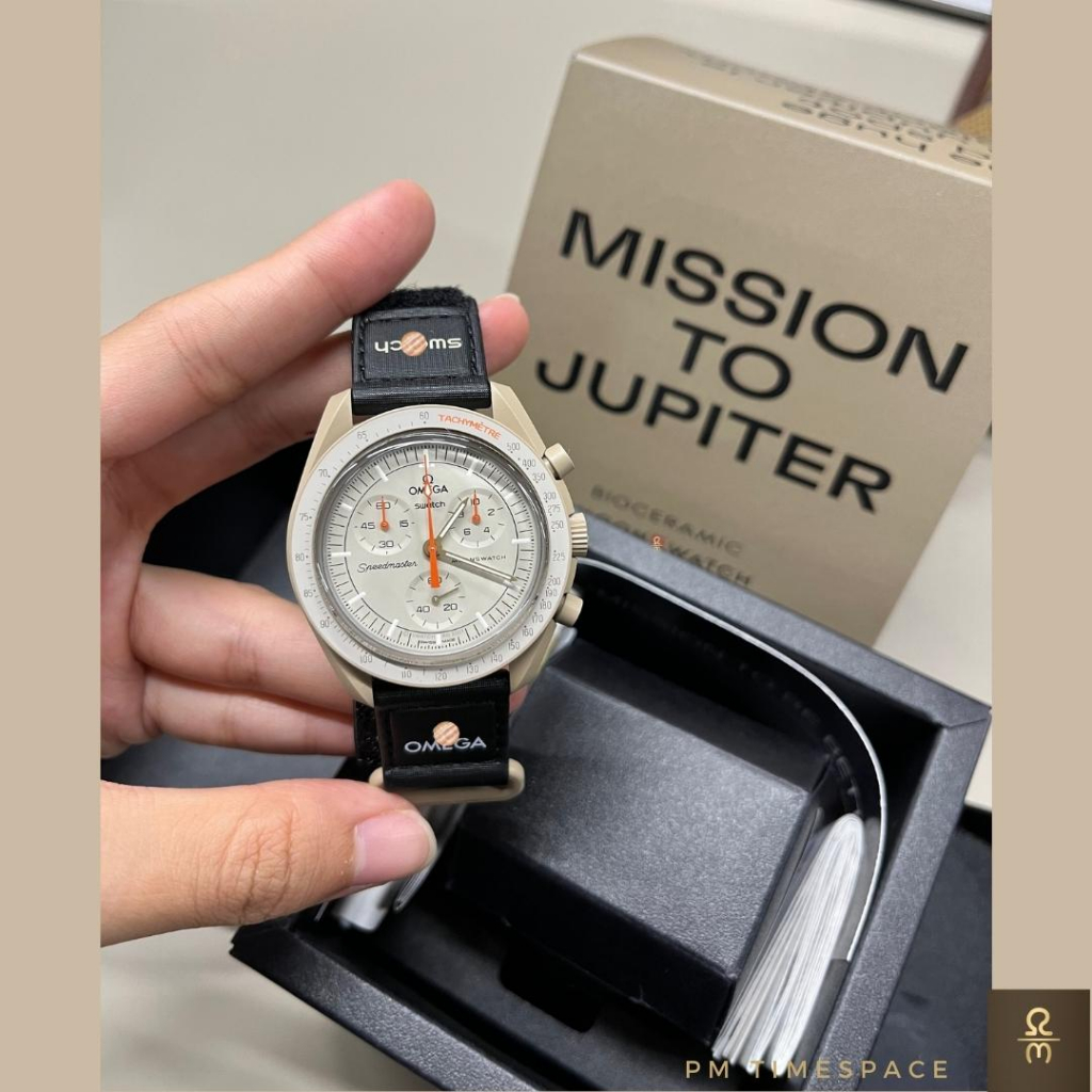 Omega x swatch รุ่นMission to Jupiter แท้100% แถมฟรีฟิล์มกันรอยfocus ผ่อน0%