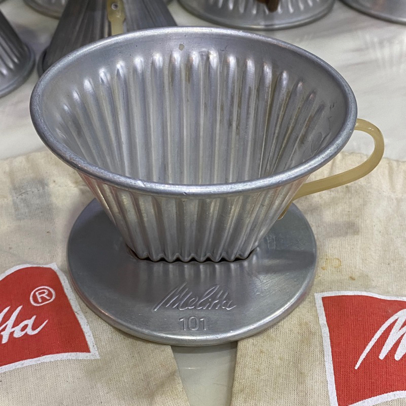 Melitta Dripper 101 aluminium 1954-1963 Made in Germany