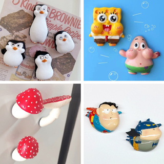 DIY ตัวละครอนิเมะสร้างสรรค์เพนกวิน แม่เหล็กติดตู้เย็น Cartoon Fridge Magnet