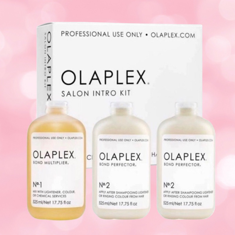 OLAPLEX NO.1 15 ML. + NO.2 100 ML. แบ่ง ชุดโปรแกรมรักษาเส้นผม
