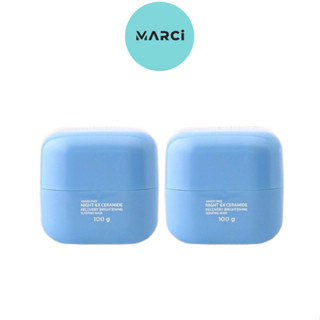 [2 กระปุก] Amado Face Night 6X Ceramide Sleeping Mask อมาโด้ เฟซ ไนท์ 6x เซราไมด์ สลีปปิ้ง มาส์ก [100 g.]