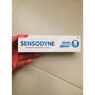 SENSODYNE REPAIR &amp; PROTECT 100G ยาสีฟัน เซ็นโซดายน์ สูตร รีแพร์ &amp; โพรเทคท์ ช่วยฟื้นฟูและปกป้องบริเวณเสียวฟันได้ยาวนาน