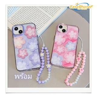 ✨ส่งของขวัญ✨เคส for iPhone 11 14 Pro Max Case for iPhone 12 13 ป้องกันการตก การป้องกัน สาวน่ารักหัวใจ ดอกไม้ แฟชั่น