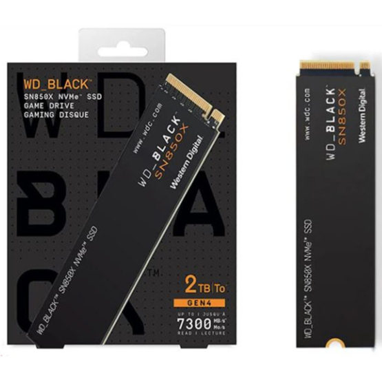 WD M.2 NVMe BLACK SN850X 2TB R7300/W6600