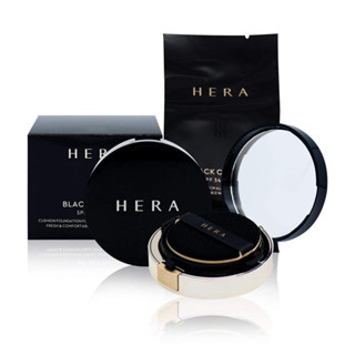 (New Package) Hera Black Cushion SPF34 / PA++ (Full size + One Refill) 15g / Glow Cushion