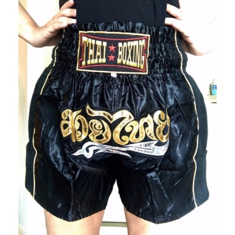 กางเกงมวยเด็ก ตาข่ายข้าง For kids ส่งไวส่งทุกวันมี 9 สี มีเก็บปลายทาง Muay Thai Shorts 泰拳裤