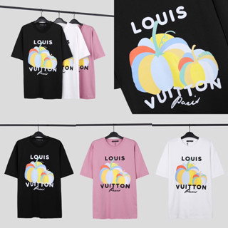 เสื้อยืด UNISEX 👱🏻‍♂️👩🏼‍🦰 พิมพ์ลาย LV 🎃 Cotton 💯 ส่งจากไทย 🇹🇭ร้านค้าจัดส่งไว