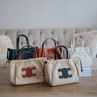 CL small cabas calfskin Smart casual bag เหมาะสำหรับสาวออฟฟิศ นักศึกษา ที่ชอบแบบเรียบเก๋ ถูกใจสวยจึ้ง
