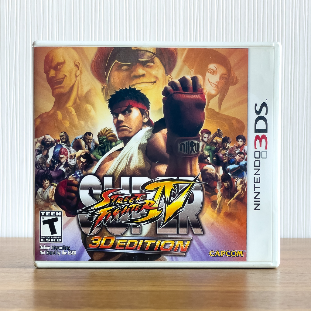 ตลับแท้ Nintendo 3DS :Super Street Fighter IV 3D Edition มือสอง โซน US