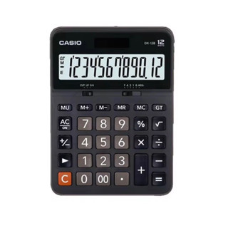 Casio Calculator เครื่องคิดเลข รุ่น DX-12B สีดำ