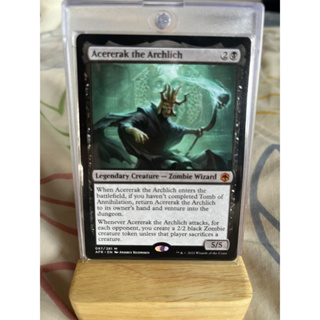 การ์ด MTG Acererak the Archlich Black Magic the gathering EDH รุ่น AFR สภาพ Nm