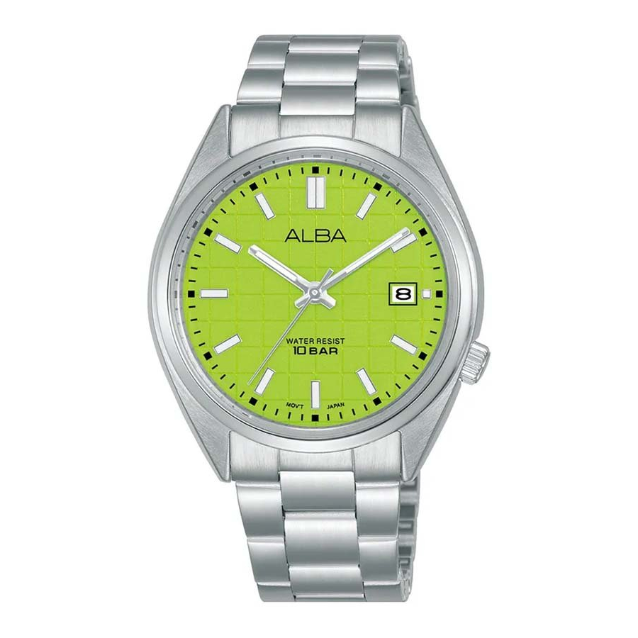 🎁ALBA นาฬิกาข้อมือผู้หญิง สายสแตนเลส รุ่น AG8N25X - สีเงิน ของแท้ 100% ประกัน 1 ปี