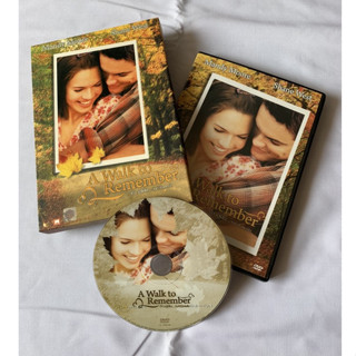 DVD A Walk to Remember (2002) แผ่นดีวีดี มือสอง ลิขสิทธิ์แท้จากร้านบูมเมอแรง สภาพดีมาก ดูเองคนเดียว