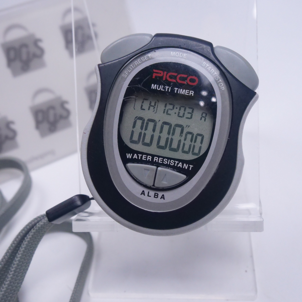 นาฬิกา จับเวลา SEIKO/ALBA LCD PICCO. PROFESSIONAL TIMER/CHRON มือสอง ใช้งานได้ปกติ 190723