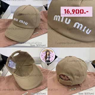 👜: New!! Miu Miu Cap/Hat‼️ก่อนกดสั่งรบกวนทักมาเช็คสต๊อคก่อนนะคะ‼️