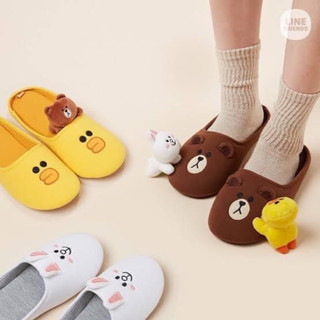 Slipper สลิปเปอร์หมีบราวน์ รองเท้าใส่ในบ้าน