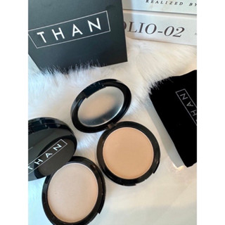 [แท้100%] แป้งพัฟ THAN Silky Touch Foundation Powder แป้งผสมรองพื้นเนื้อเนียนปกปิดบางเบา